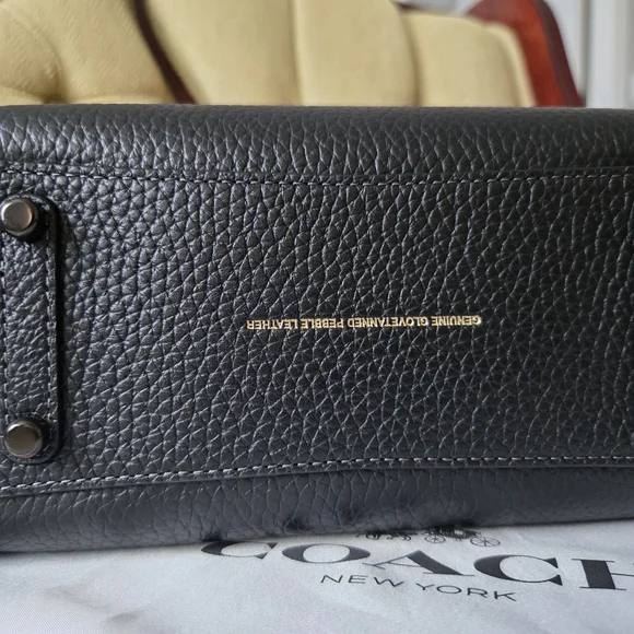 Coach Rogue 20 Black And Pewter HDW - Picture 2 of 16